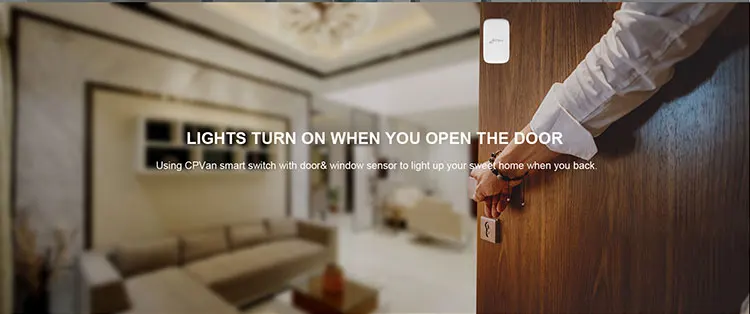 2019 best selling ZigBee Door Window Sensor smart home security alarm - ANKUX.COM