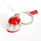 Custom Creative gadget mini cute pendant simulation motorcycle helmets key chain