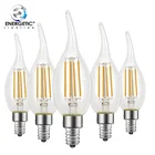 Edison Glass Lamp Bulb CA11 Led Flame Effect Bulb