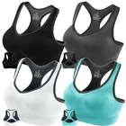 OEM Adult Sportswears Padded In Stock Ladies Seamless Women Sports Bra top fitness