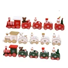 Train Accessories Wooden Train Christmas Tree Decoration Window Decorations Desktop Accessories