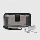 Customized Wallet Women Double Zip Transparent PVC Phone Wallet For Women Ladies Purse