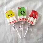 custom halal colorful fruit flavor giant ice cream hard candy lollipop