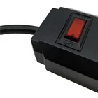 6 Pin Socket Surge Protector Power Strip Usb Sockets