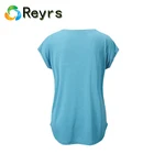 Ready To Ship Ladies Girls Dry Fit Athletic Workout Custom Design Print Yoga Fitness Women T Shirt