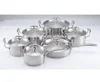 12Pcs Stainless Steel double induction cooker