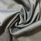 Cotton blend polyester wool jersey knitted jacquard fabric for coats