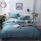 Embroidered Lace Princess Style Cotton Four-Piece Nude Sleeping Bedding Cotton Quilt Cover Sheets Bedding Set