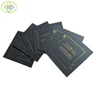 Box Printing Customized Black Card Printing Special Paper Card Stamping For Box Packing
