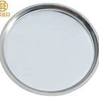 Can Round Metal Silver Coated Tinplate Can Sealing Lid