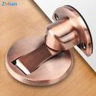 304Stainless steel decorative window gate magnetic glass wall shower floor sliding rubber door draft stopper