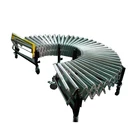 Flexible telescopic Roller Conveyor Belt Line Conveyor Roller table container unloading conveyor