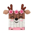 DIY children Deer penholder creative educational assemble wooden toy gift for kids