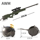 2019 latest custom metal AWM3 gun model keychain