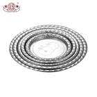 Kitchen use apple carving serving tray stainless steel serving dish plates for foods