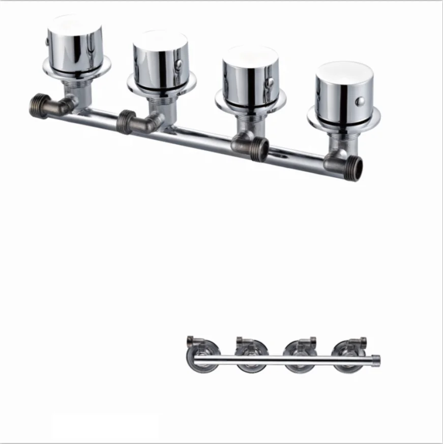 Factory price brass 3 function shower panel mixer standard bathroom faucets
