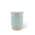 350ml Reusable Biodegradable Green Cereal Material Rice Husk Coffee Cup Mug