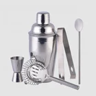 Factory Direct 550ml stainless steel bar tool set unique barware shaker sets