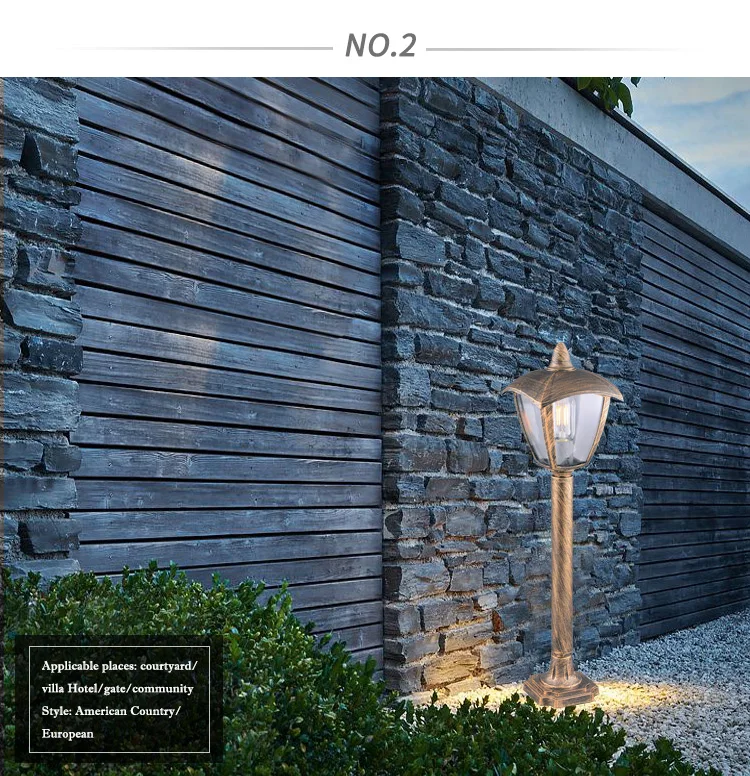 Custom Hot Sale Outdoor Lighting Waterproof Energy Saving Pillar Lights