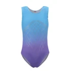 custom made kids ballet dance wear girl sleeveless gym leotard gymnastics leotards