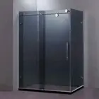 Rectangle Grey Glass Bathroom Unit Shower Design Complete Shower Room Price (KT8015)
