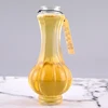 375ml Unique design Vase shape with Short neck Glass Jar bottle for wine