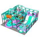 Custom design plastic mini city obstacle game toddlers indoor playground for children entertainment