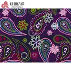 sufficient inventory 300T soft smooth paramecium floral pongee lining fabric for garment home textile