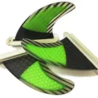Customize Hot Sale 2019 Green Strip Honeycomb surfboard Fins FCS/Future surf