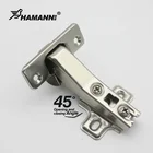 Furniture cabinet hinges 45 opening Angle