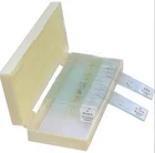 Fixed 50pieces set in wooden box for Basic Biological Science use educational supplies prepared microscope glass slide