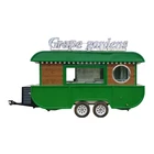 Popcorn Mobile Food Truck Trailer/BBQ Food Caravan/ Beverage Cart