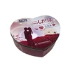 Recyclable Feature wedding heart shape tin box/chocolate tin box