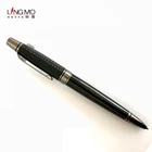 Shanghai Lingmo High Quality OEM Design Black Metal Gun Color Gift Metal Ball Pen Luxury Ballpoint Pen
