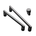 YONGFIA luxury furniture drawer handle pull black cabinet handles furniture handle