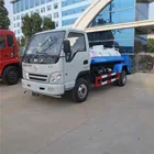 4x2 mini CNJ Nanjun 3000 liter 3cbm capacity water truck Stainless Steel water tank truck price
