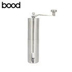 hand crank stainless steel manual coffee grinder with screw topside