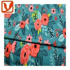 Floral Jersey 2020 Popular Colorful Floral Soft 95% Polyester 5% Elastane Printed Silk Single Jersey Stock Fabrics