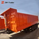 China Factory Supply 40cubic meter Dump Tipper Semi Truck Trailers
