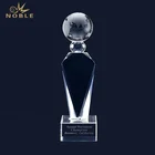 Laser Award Personalize Customize Laser Engrave Crystal Glass Globe Award Trophy