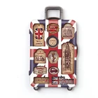 Creative luggage fridge magnets custom London souvenir for wood magnet gift