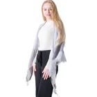 Fashion style knitted woman acrylic scarf