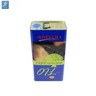 5L food grade empty square edible cooking extra virgin olive oil metal tin can