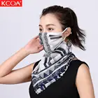 Outdoor Chiffon Silk Women Summer UV Proof Face Scarf Muffler Sport Sun Shade Hijab Female Bandana