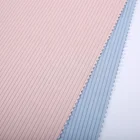 Good thermal stability knitted stretch rib spandex textile polyester fabric