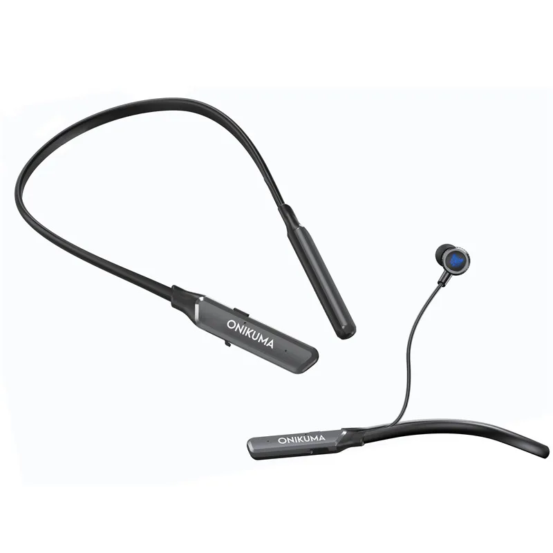 Over Ear Sport Earbuds, Sweatproof in Ear Headphones for Running Gym Workout Exercise Jogging, Ear Buds with Mic and led - ANKUX.COM
