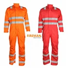 water oil resistant workwear Reflective tape mens work coverall fire retardant winter coverall