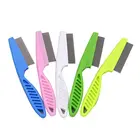 Pet cleaning products flea comb lice comb multicolor random hair pet accessories