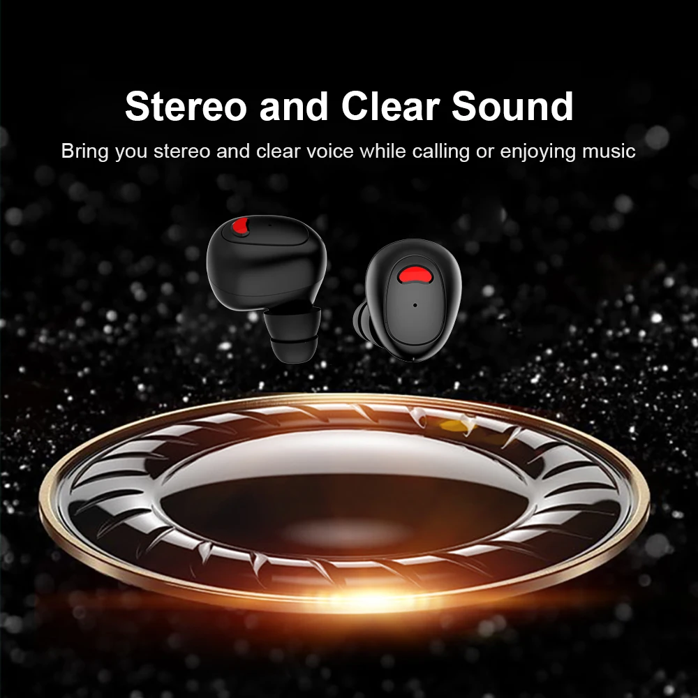 New Bee NB-T01 Wireless V5.0 TWS Earphone with Charging Case - ANKUX.COM