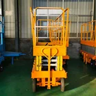 Scissor Lifter Electric Advertising Company Manufacturer Machine Hydraulic Small Mini Lift